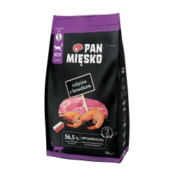 PAN MIĘSKO Cielęcina z krewetkami, granulat S 1,6KG